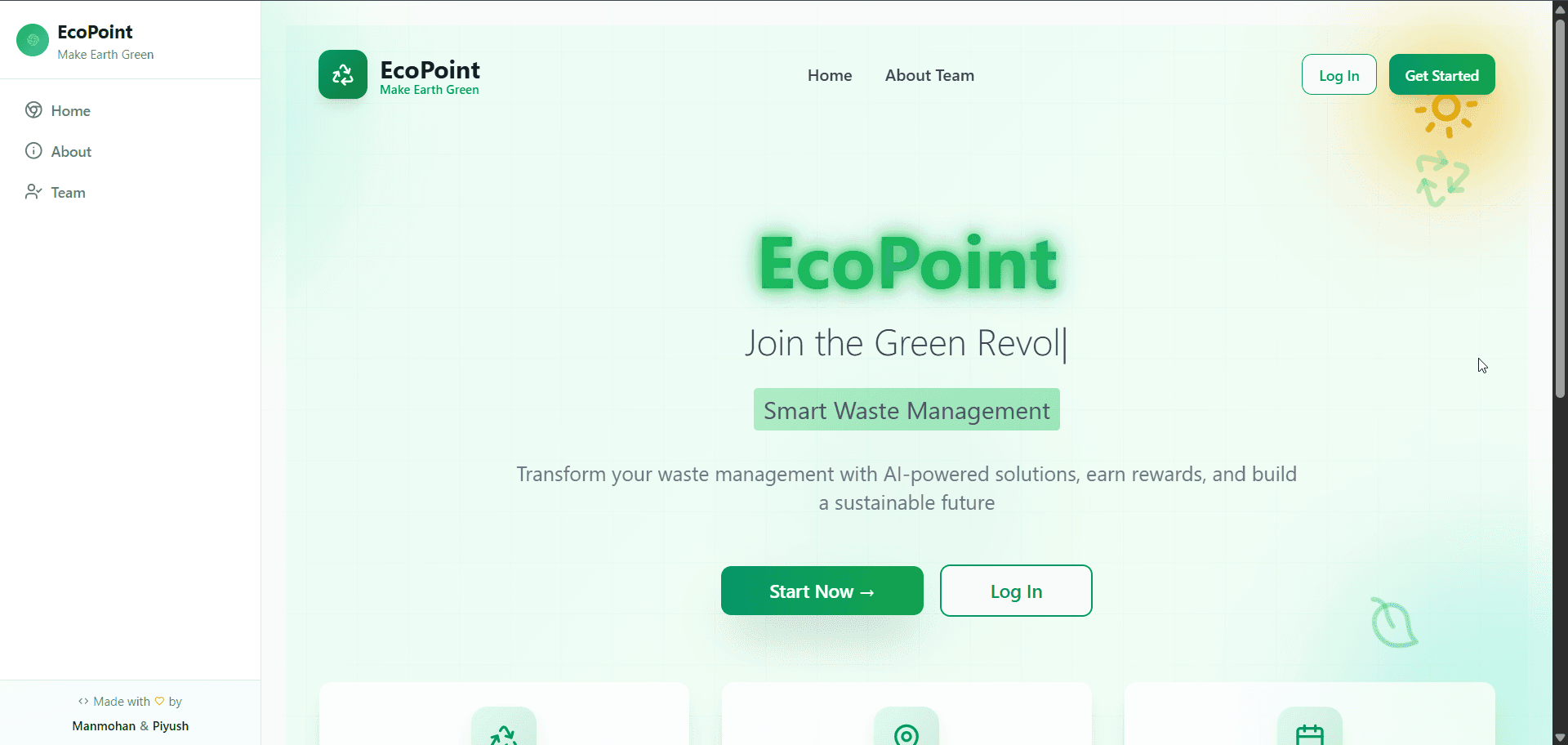 Ecopoint - Gamified Eco Sustainability Platform